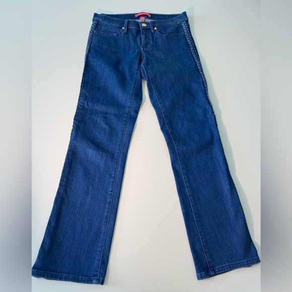 Lilly Pulitzer Denim - Lilly Pulitzer South Ocean Braided Side Jeans